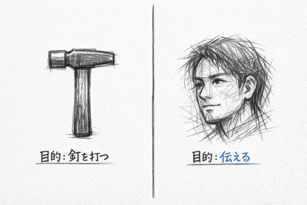 絵が上手く描けない悩みを解決する道具としての考え方