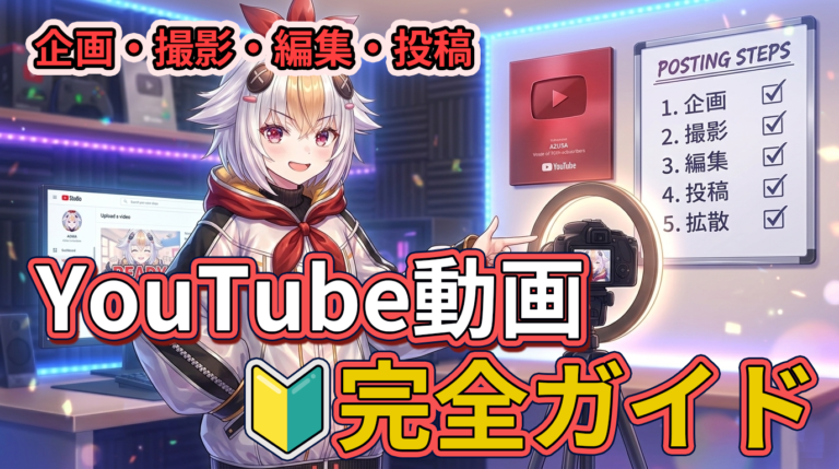 YouTube動画の作り方完全ガイド｜企画・撮影・編集・投稿まで初心者が知るべき全工程