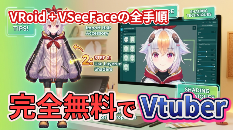 完全無料でVTuberを始める方法——VRoid + VSeeFaceの全手順