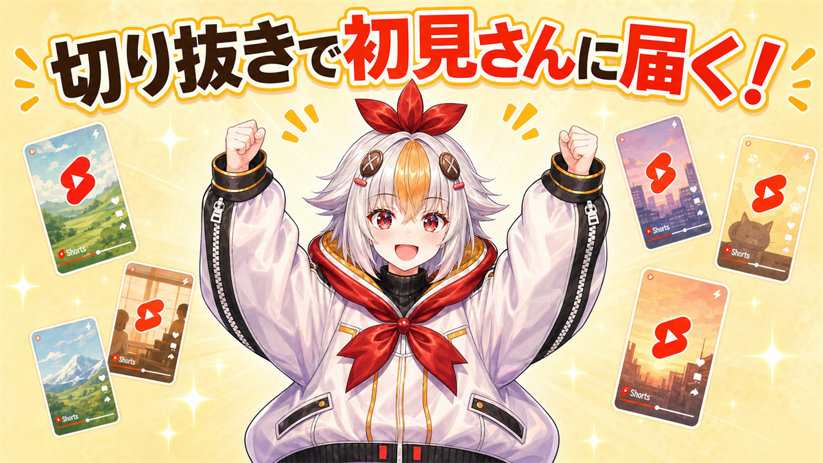 切り抜きで初見さんに届く