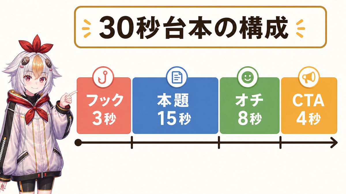 30秒テンプレ