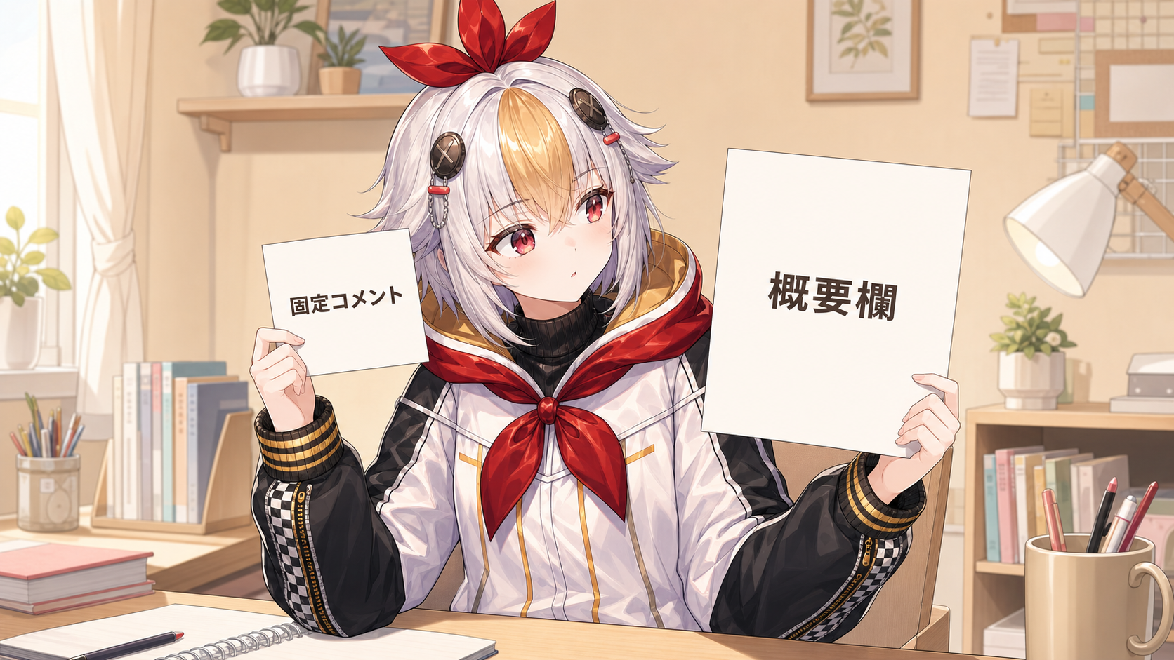 固定コメントと概要欄の役割分担図解 固定コメントは短く概要欄は少し丁寧に