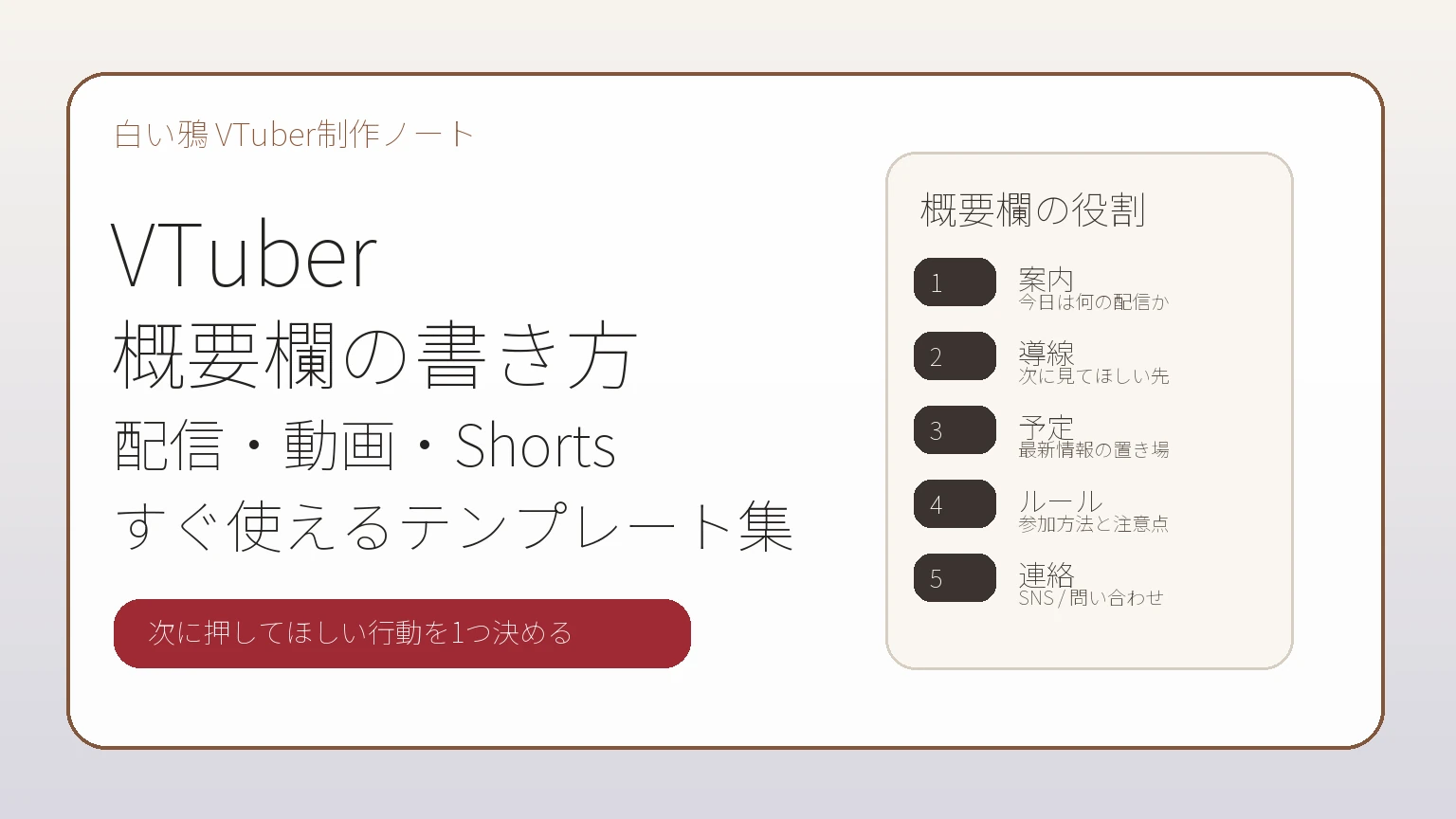 Hero image for a guide about writing better VTuber video descriptions
