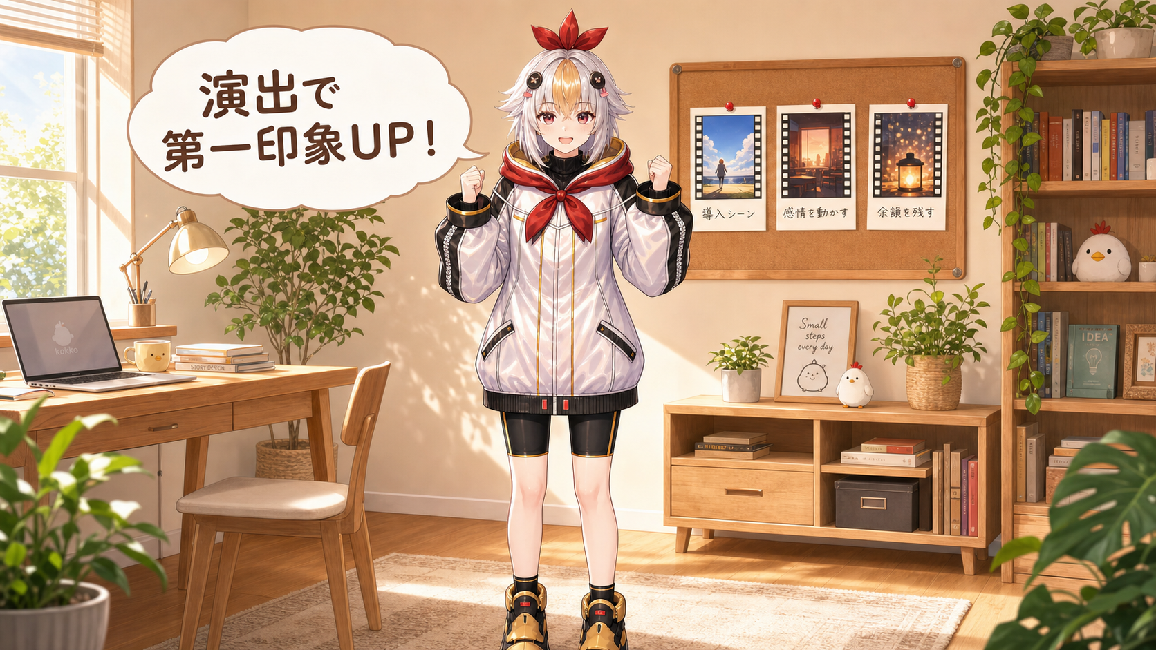 まとめ:演出で第一印象UP!と話すこっこちゃん