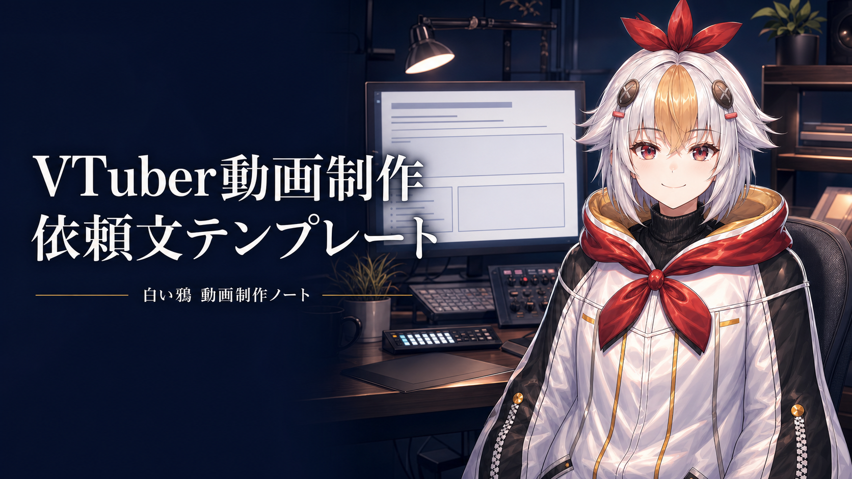 VTuber動画制作 依頼文テンプレート｜失敗しない7項目と例文
