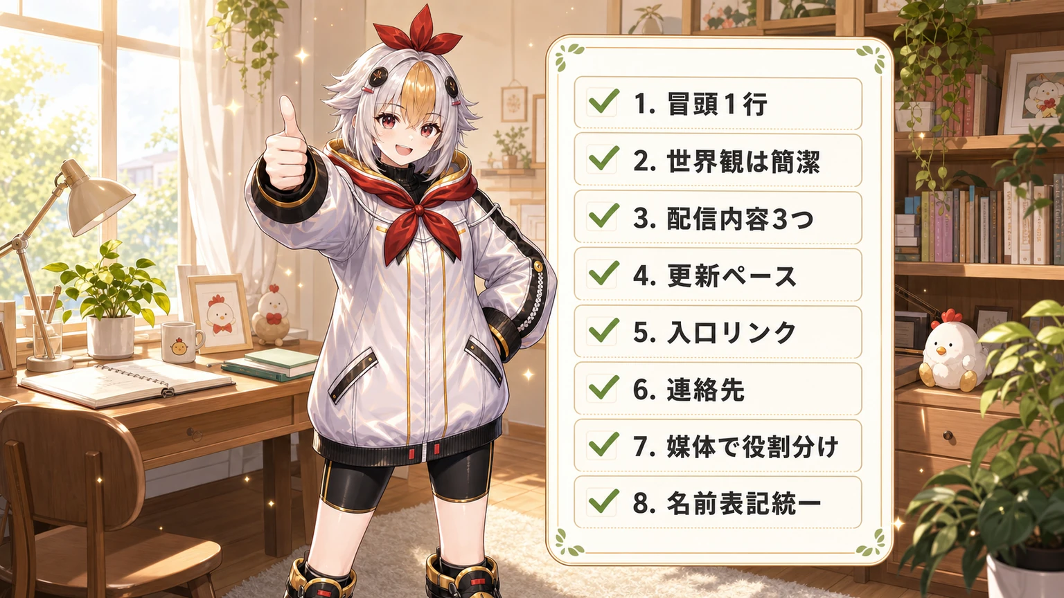 公開前チェック8項目のチェックリスト