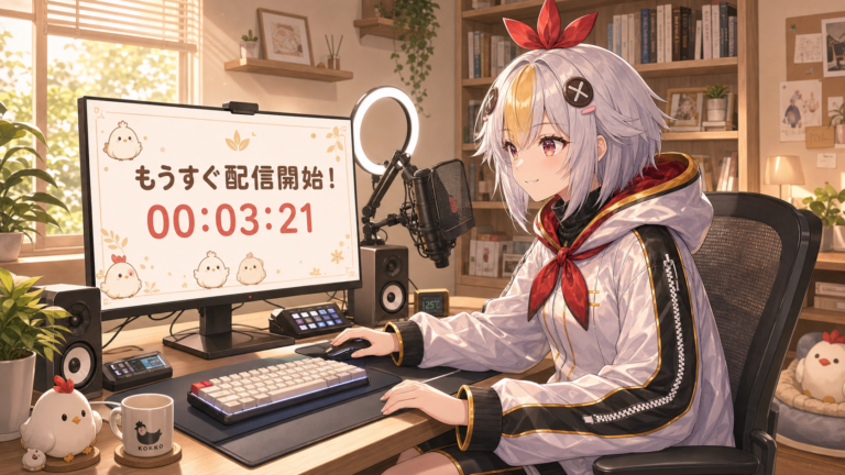 VTuber待機画面の作り方【2026年版】開始前の5分で印象が変わる見せ方テンプレート