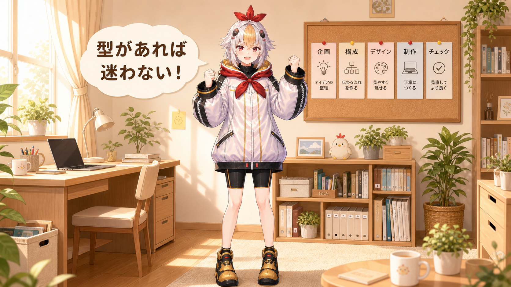 これでクリックされる!と喜ぶこっこちゃん