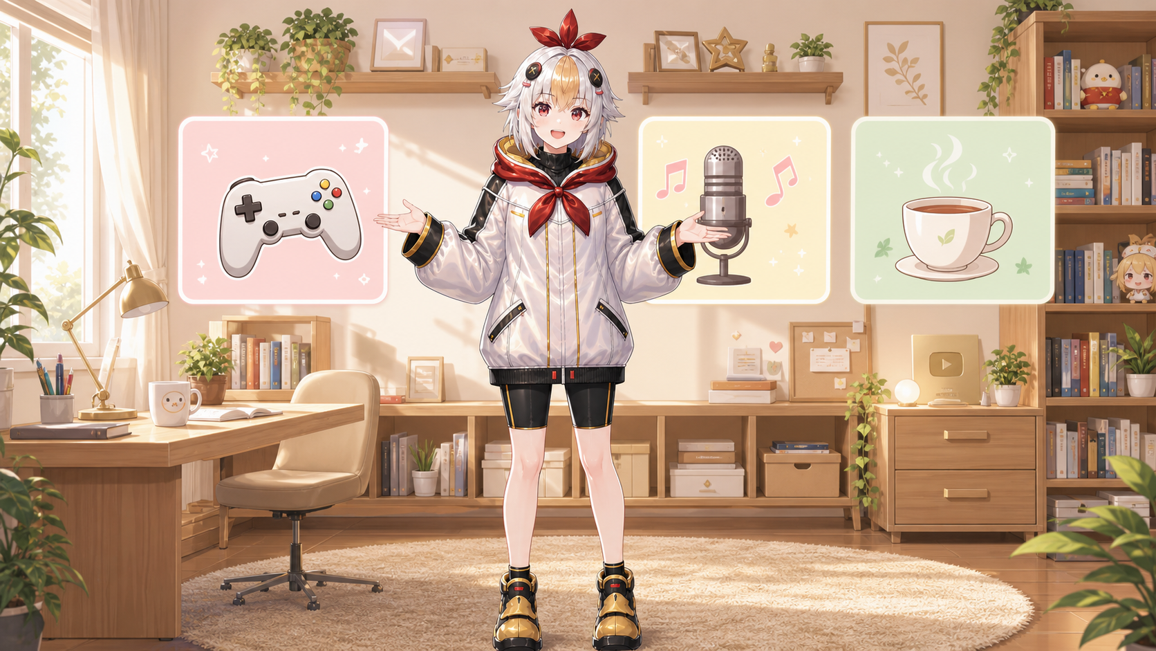 Chart showing review points by VTuber stream type