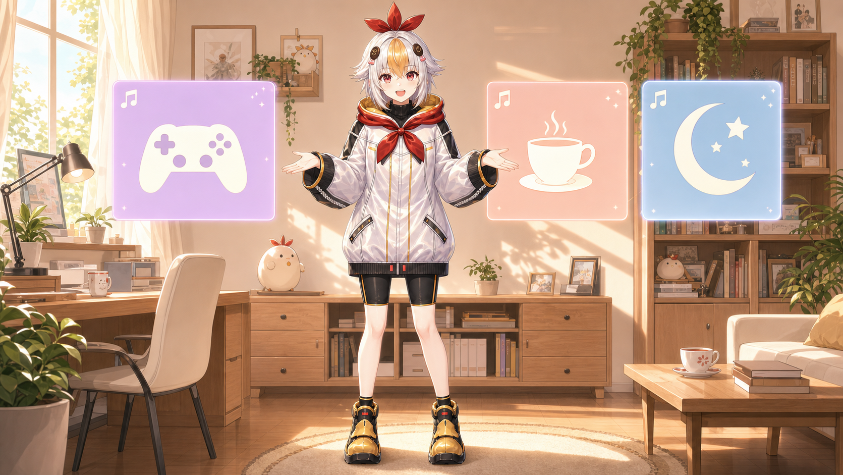 Scene-by-scene VTuber stream BGM selection chart