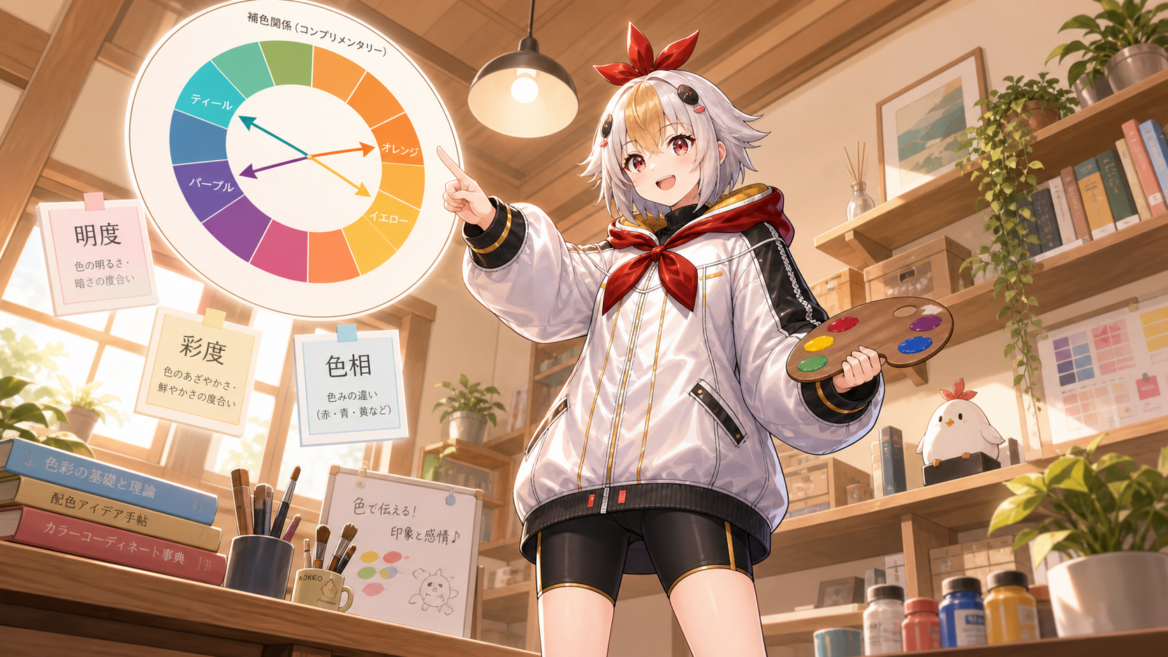 イラストレーター視点で色相・彩度・明度を分けて考える色作りの考え方