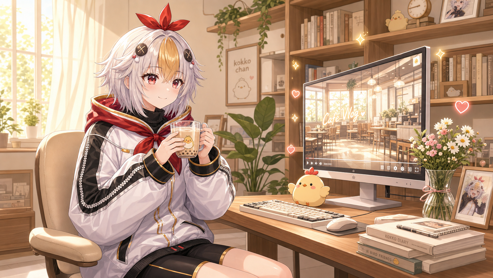 ふんわりVLOG風の明るく柔らかいカラーグレーディング作例