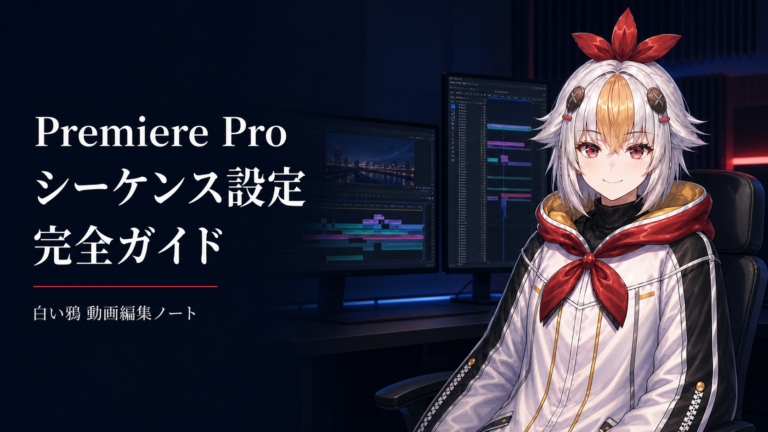 Premiere Proのシーケンス設定完全ガイド【2026年版】横動画・縦動画・FPSをVTuber向けに解説