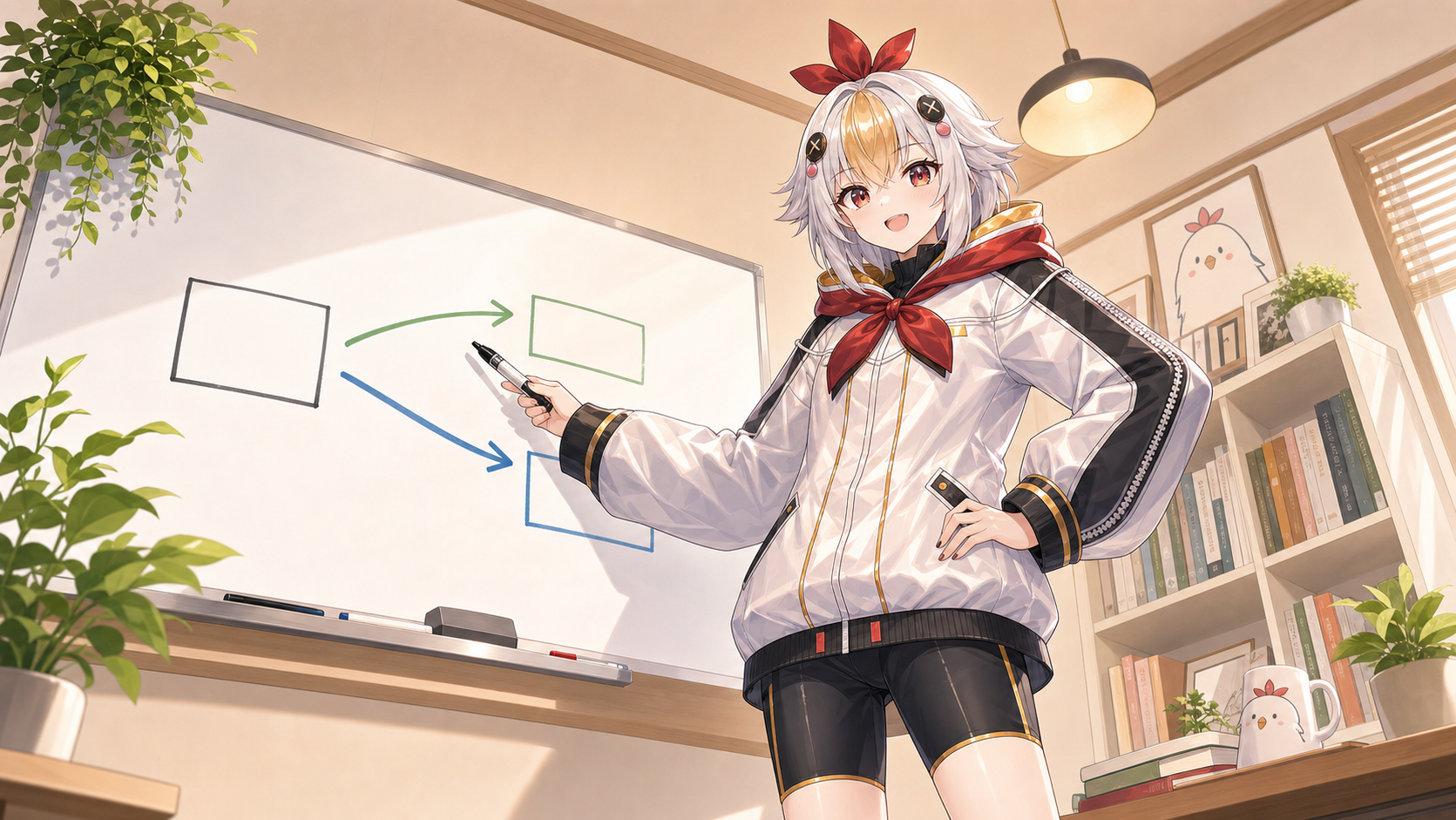 レンダーキューとMedia Encoderの2ルートを図解するこっこちゃん