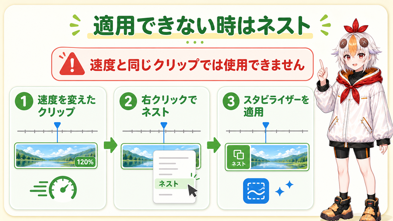 適用できない時はネストで解決