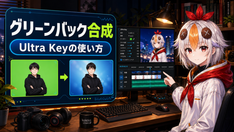 Premiere Proでグリーンバック合成する方法【2026年版】Ultra Keyの設定とエッジをきれいに抜くコツ