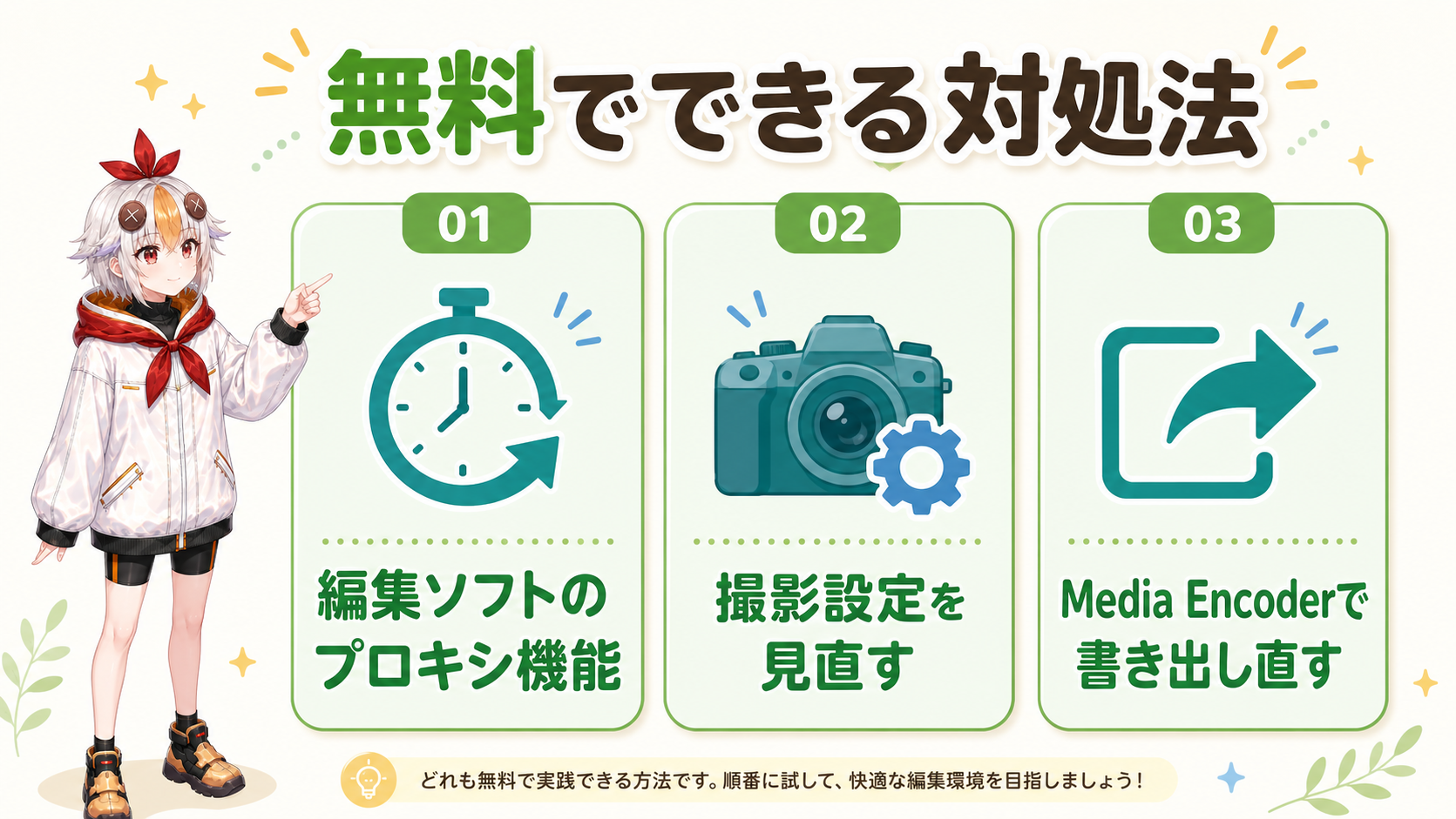 無料でできる対処法の図解