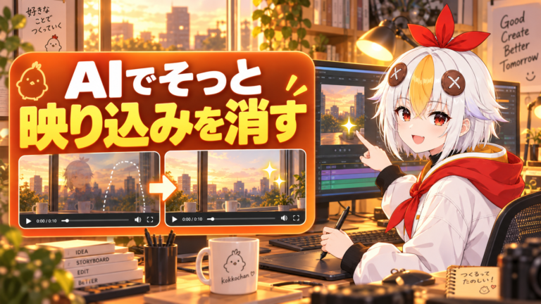 After Effectsのコンテンツに応じた塗りつぶしの使い方【2026年版】映り込んだマイクや配線をAIで自然に消す方法