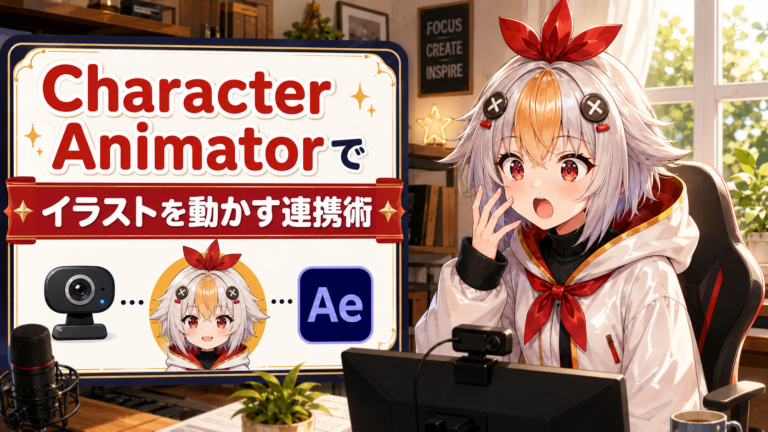 After EffectsとCharacter Animatorでイラストを動かす連携術【2026年版】