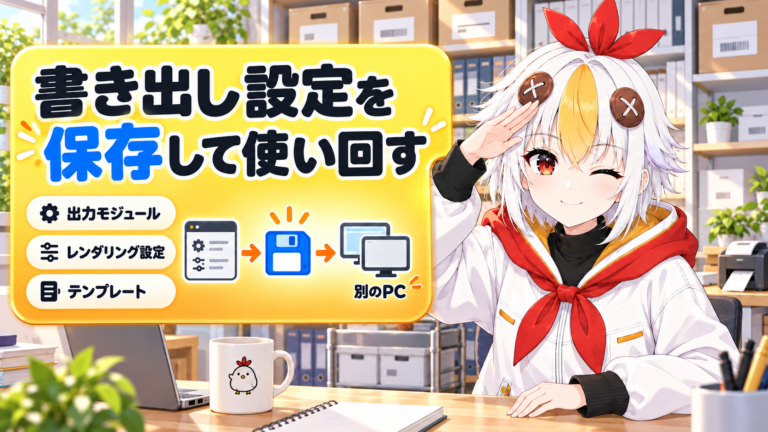 After Effectsの出力モジュールとレンダリング設定をテンプレート化する方法【2026年版】書き出し設定を保存して別PCへ移す