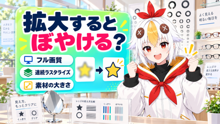 After Effectsで画像や文字がぼやける時の直し方【2026年版】プレビュー解像度と連続ラスタライズの確認