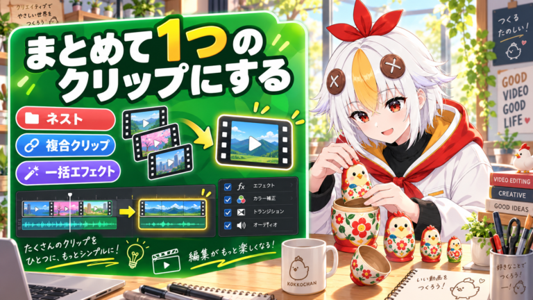 Premiere Proのネスト（複合クリップ）の使い方【2026年版】